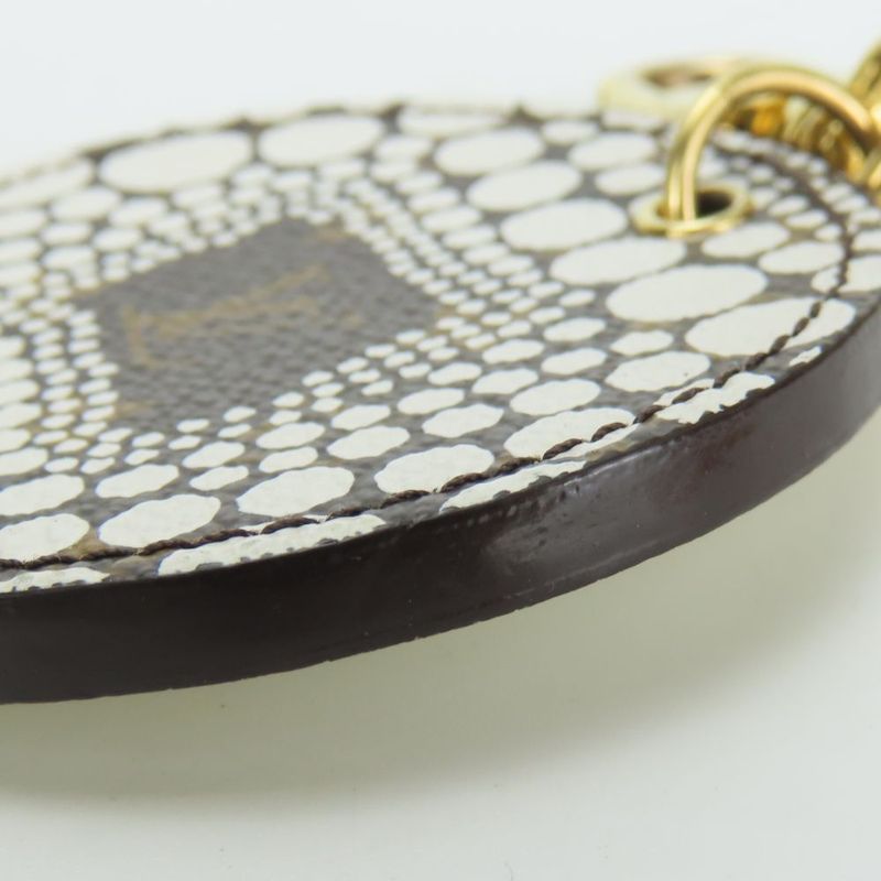 Louis Vuitton Key Holder Porte Cles Monogram Pumpkin Dot Bronze Yayoi Kusama — view 4