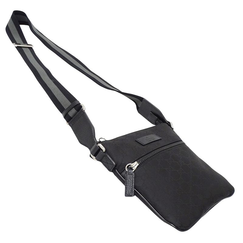 Gucci Bag Women Men Brand Shoulder GG Nylon Black Mini — view 4