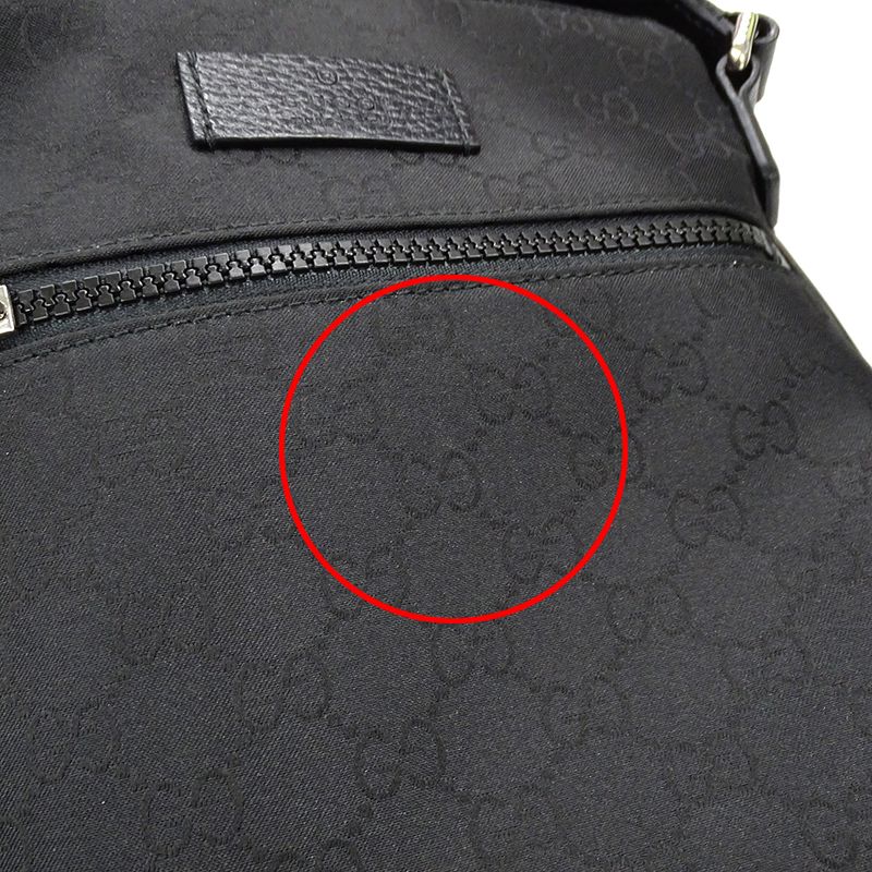 Gucci Bag Women Men Brand Shoulder GG Nylon Black Mini — view 9