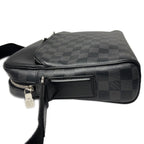 Louis Vuitton Shoulder Bag Damier Graphite Diton PM Black Gray — view 3