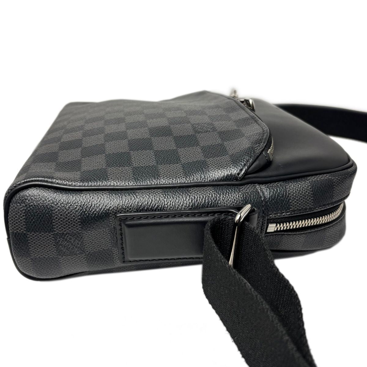 Louis Vuitton Shoulder Bag Damier Graphite Diton PM Black Gray — view 4