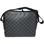 Louis Vuitton Shoulder Bag Damier Graphite Diton PM Black Gray — view 2