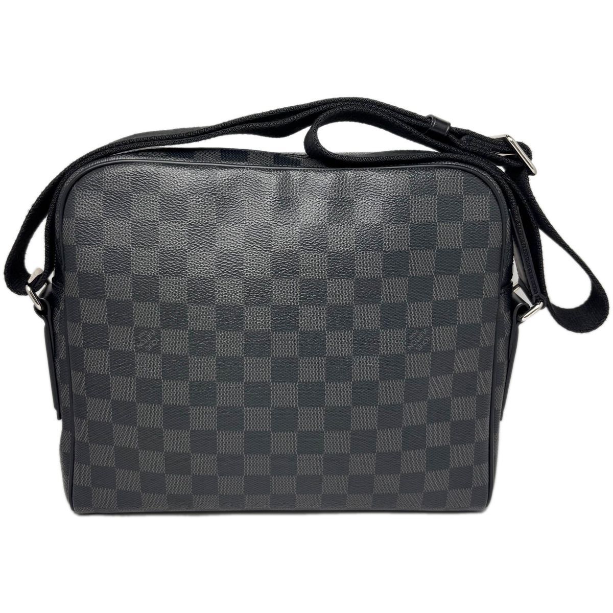Louis Vuitton Shoulder Bag Damier Graphite Diton PM Black Gray — view 2