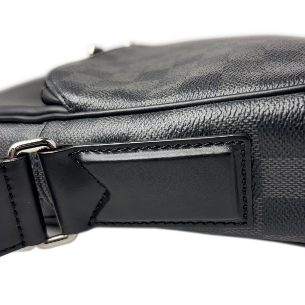 Louis Vuitton Shoulder Bag Damier Graphite Diton PM Black Gray — view 6
