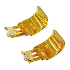 Hermes Earrings ed Emile Black Gold Accessory For Both Ears Large — view 6