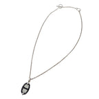 Hermes Necklace Mini Mayon PM Metal Silver Black Pendant Accessory — view 3