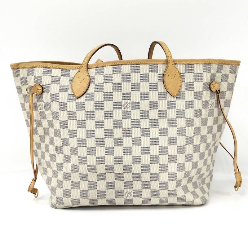 Louis Vuitton Tote Bag Neverfull MM Damier Azur — view 2