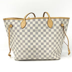 Louis Vuitton Tote Bag Neverfull MM Damier Azur — view 2