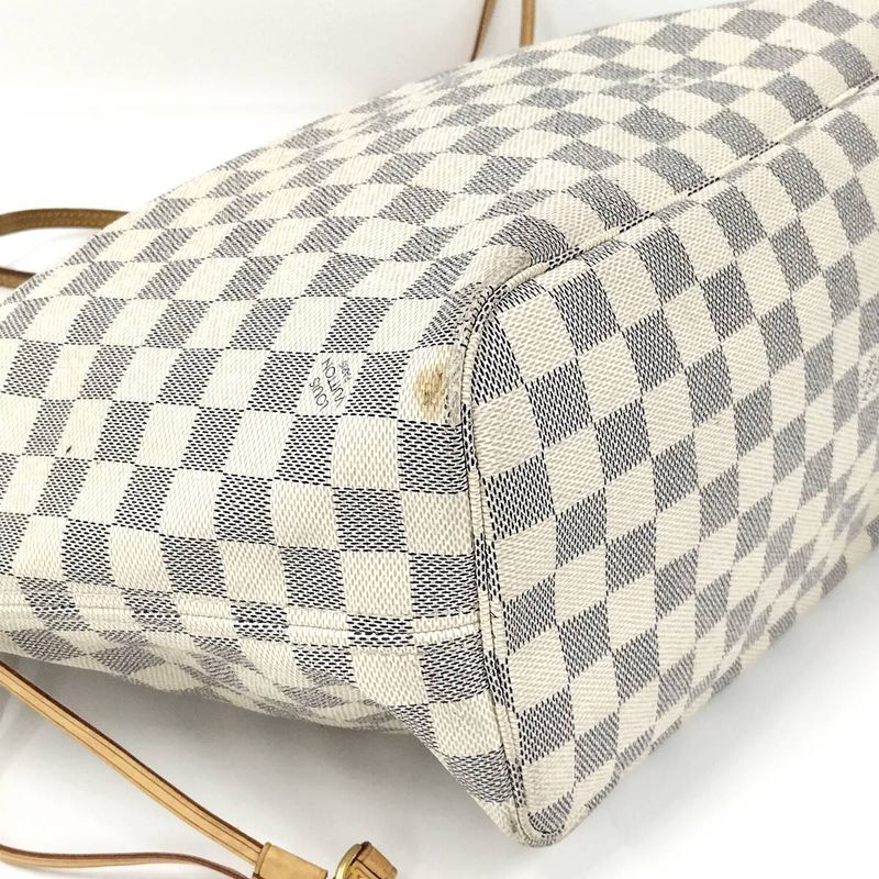 Louis Vuitton Tote Bag Neverfull MM Damier Azur — view 4