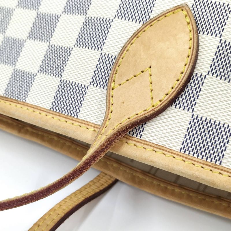 Louis Vuitton Tote Bag Neverfull MM Damier Azur — view 7