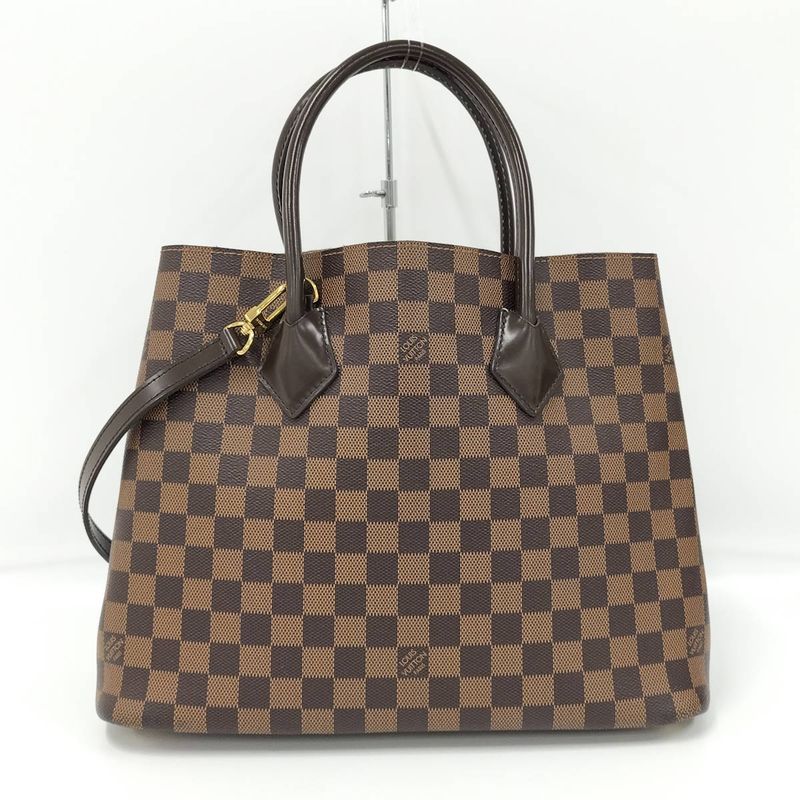 Louis Vuitton Kensington Beau Ring 2-Way Handbag Damier Ebene — view 2