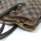 Louis Vuitton Kensington Beau Ring 2-Way Handbag Damier Ebene — view 6