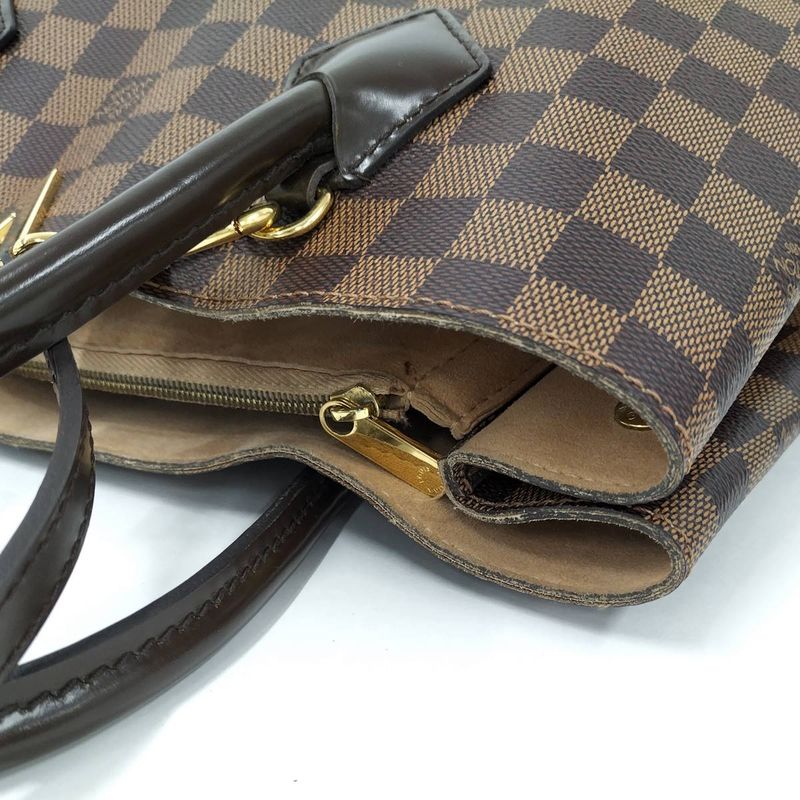 Louis Vuitton Kensington Beau Ring 2-Way Handbag Damier Ebene — view 6