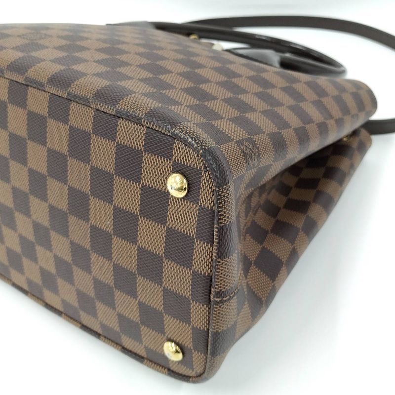 Louis Vuitton Kensington Beau Ring 2-Way Handbag Damier Ebene — view 3