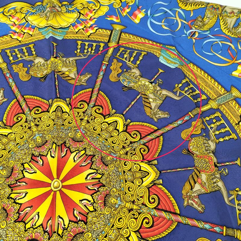 Hermes Carre 90 Luna Park Scarf Silk — view 5
