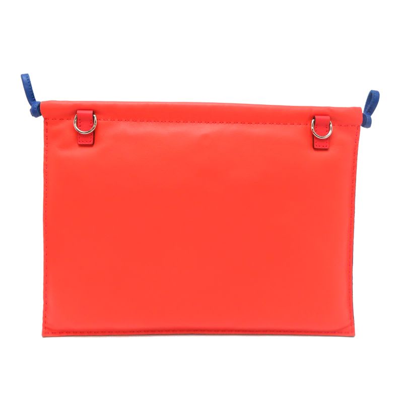 Hermes Avalon Orange Pouch — view 3
