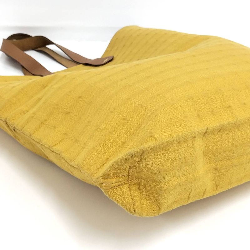 Hermes Tote Bag Amedava GM Canvas Yellow — view 4