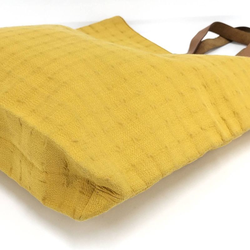 Hermes Tote Bag Amedava GM Canvas Yellow — view 5