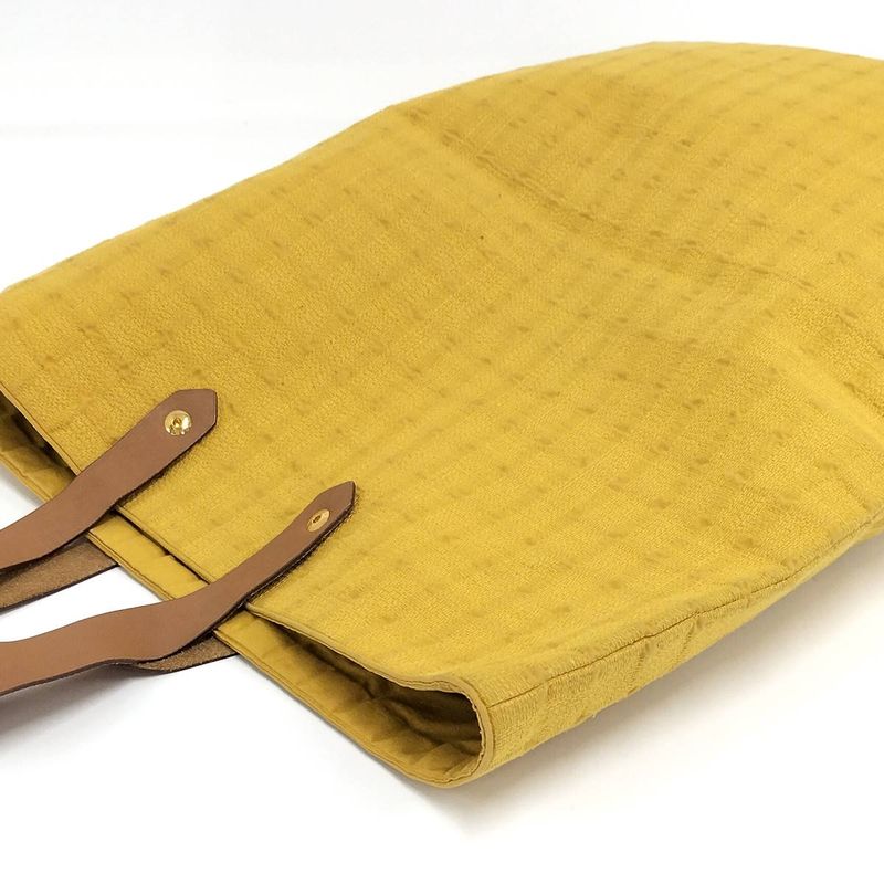 Hermes Tote Bag Amedava GM Canvas Yellow — view 3