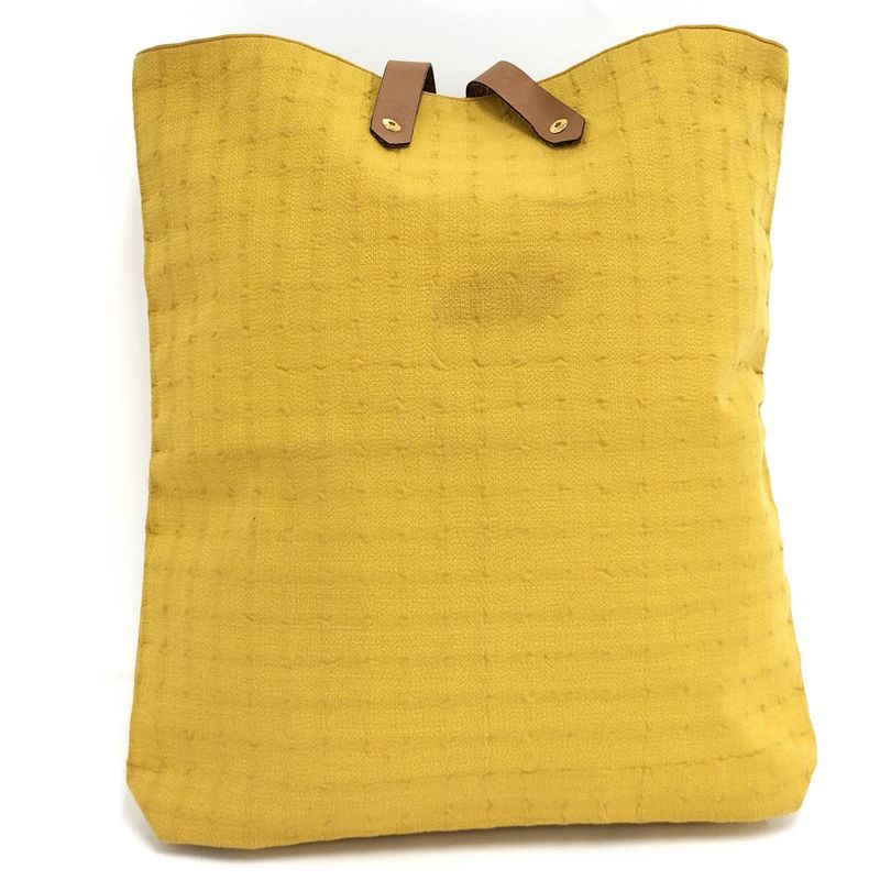Hermes Tote Bag Amedava GM Canvas Yellow — view 2