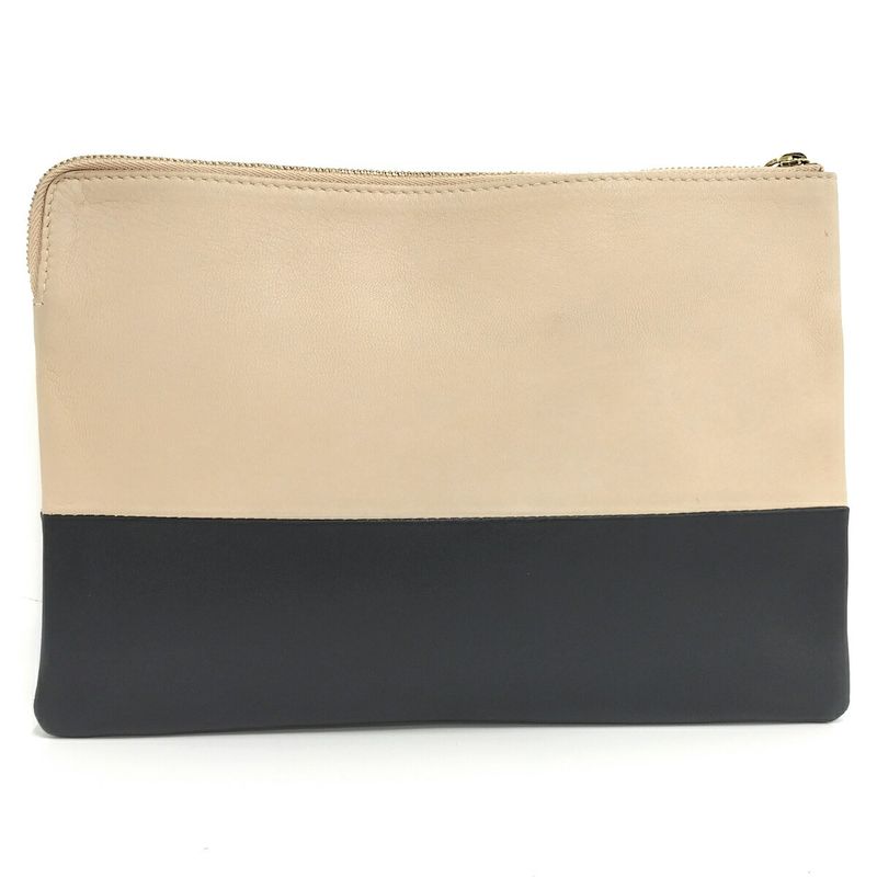 Celine Clutch Bag Leather Bi-Color — view 2