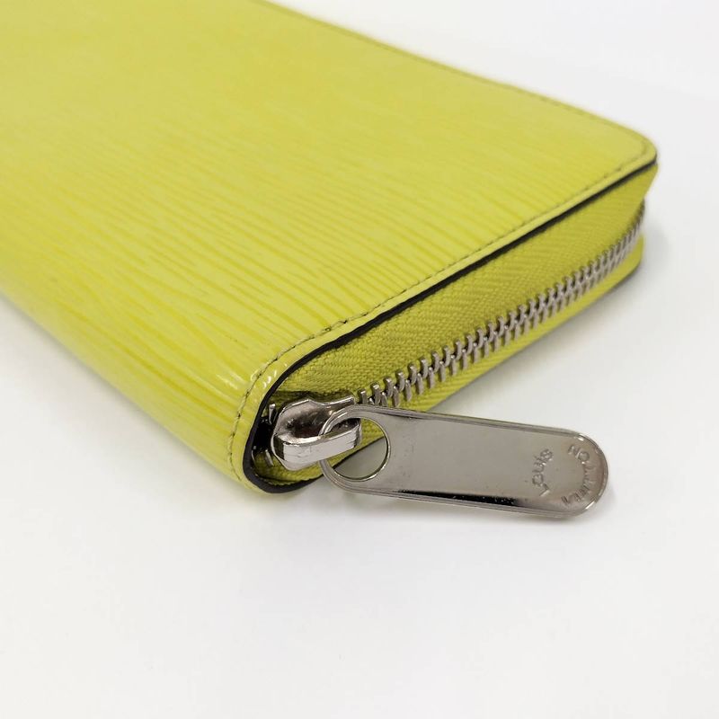 Louis Vuitton Zippy Wallet Long Jeanne Sedra Yellow Epi — view 4