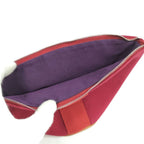 Hermes Palmyre Mini Cosmetic Pouch Canvas Red — view 9