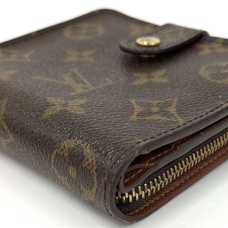 Louis Vuitton Compact Zip Fold Wallet Monogram — view 6