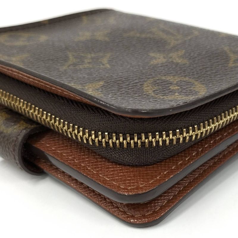Louis Vuitton Compact Zip Fold Wallet Monogram — view 7