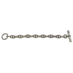 Hermes Bracelet Chaine D'ancre MM B 015 AG 925 15 Frames Silver 3472 — view 3
