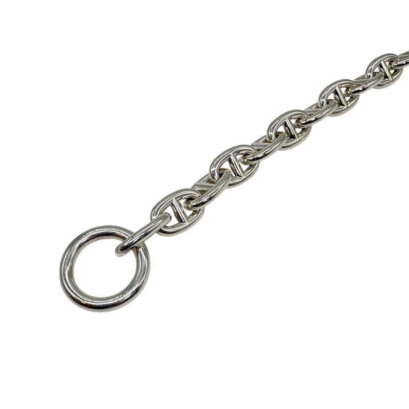 Hermes Bracelet Chaine D'ancre MM B 015 AG 925 15 Frames Silver 3472 — view 6