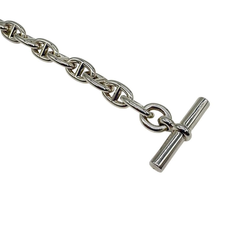 Hermes Bracelet Chaine D'ancre MM B 015 AG 925 15 Frames Silver 3472 — view 7