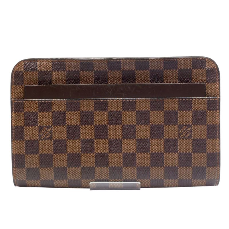 Louis Vuitton Damier Ebene Clutch Bag Saint Second — view 2