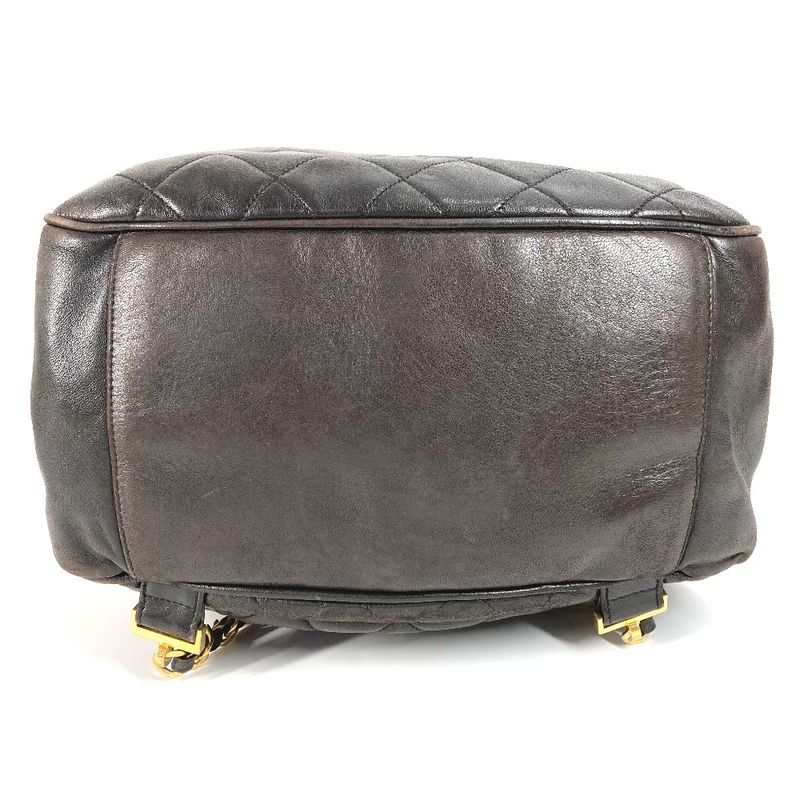 Chanel Backpack CC Coco Logo Lambskin Black — view 5