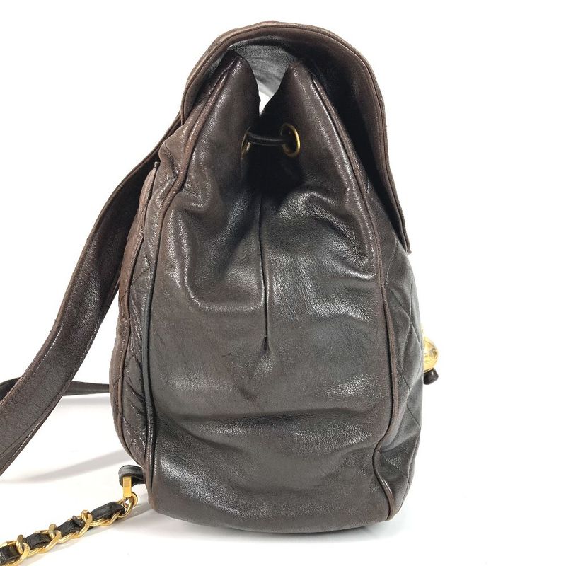 Chanel Backpack CC Coco Logo Lambskin Black — view 4