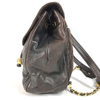 Chanel Backpack CC Coco Logo Lambskin Black — view 3