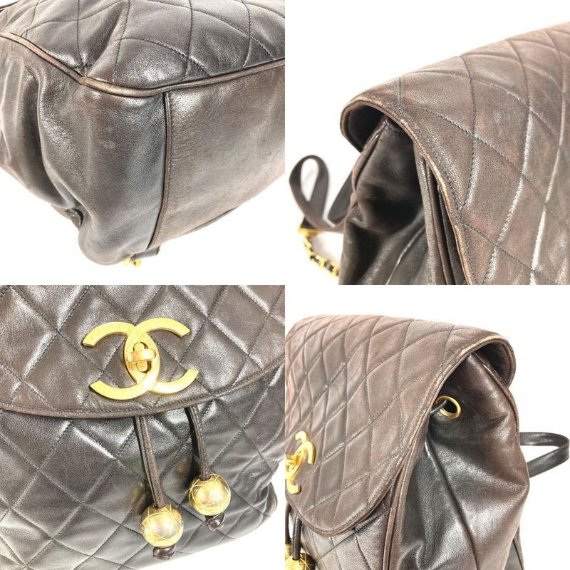 Chanel Backpack CC Coco Logo Lambskin Black — view 7