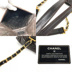 Chanel Backpack CC Coco Logo Lambskin Black — view 9