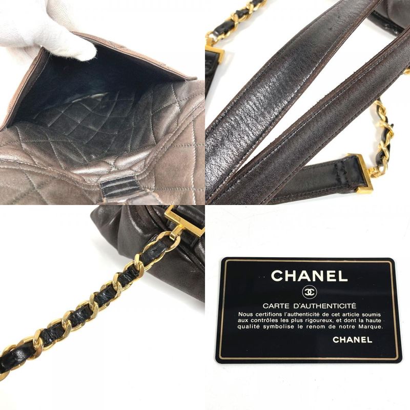 Chanel Backpack CC Coco Logo Lambskin Black — view 9