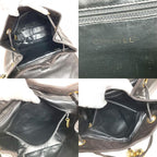 Chanel Backpack CC Coco Logo Lambskin Black — view 8