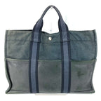 Hermes Handbag Fourre Tout MM Leather Canvas Black — view 2