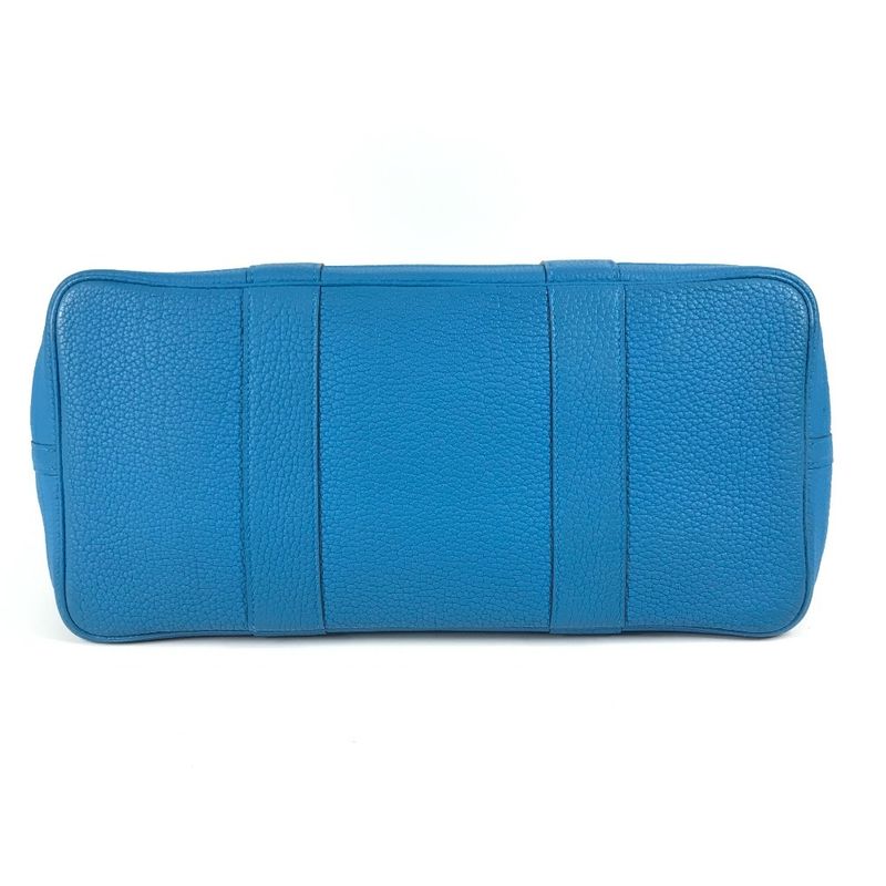 Hermes Garden Party PM Tote Bag 36 Negonda Blue — view 5