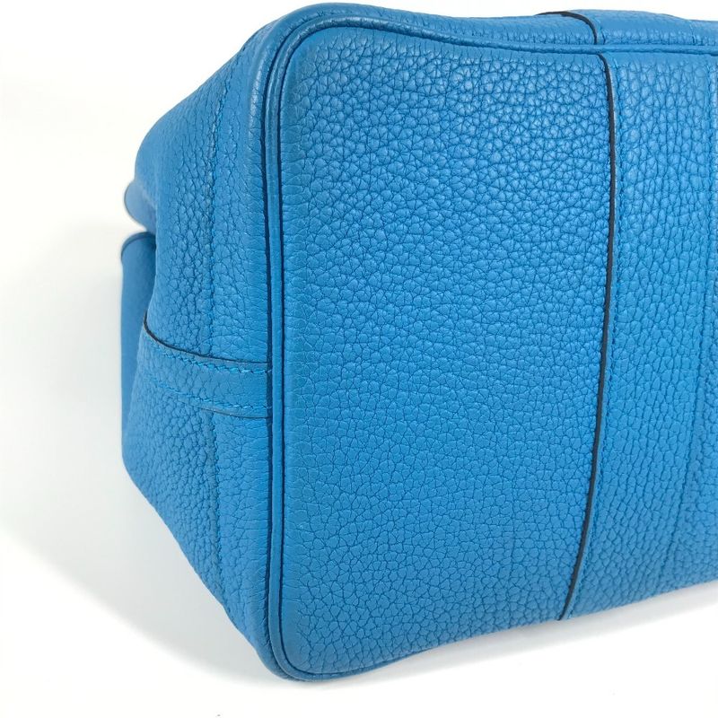 Hermes Garden Party PM Tote Bag 36 Negonda Blue — view 6