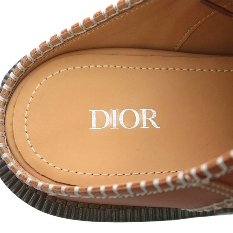 Dior Denim Tears Carlo Slide Mules Laceup MULE Sandals — view 4
