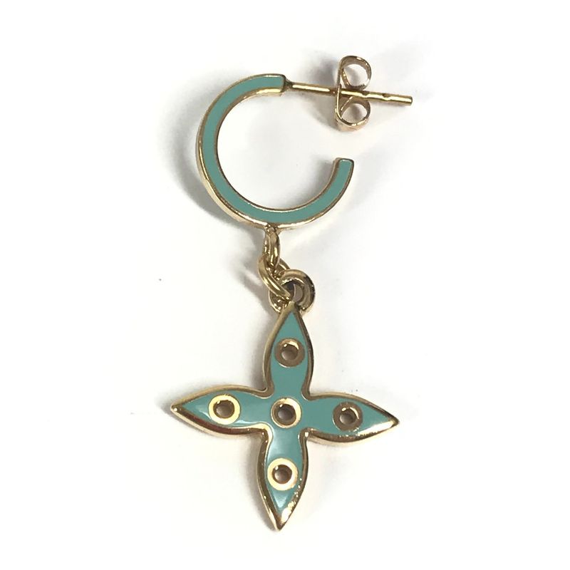 Louis Vuitton Earrings Boucle D'oreille Looping Charm Monogram Set — view 4