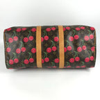 Louis Vuitton Boston Bag Keepall 45 Monogram Cherry Canvas — view 5