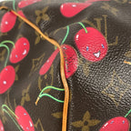 Louis Vuitton Boston Bag Keepall 45 Monogram Cherry Canvas — view 6