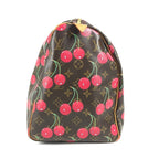 Louis Vuitton Boston Bag Keepall 45 Monogram Cherry Canvas — view 3