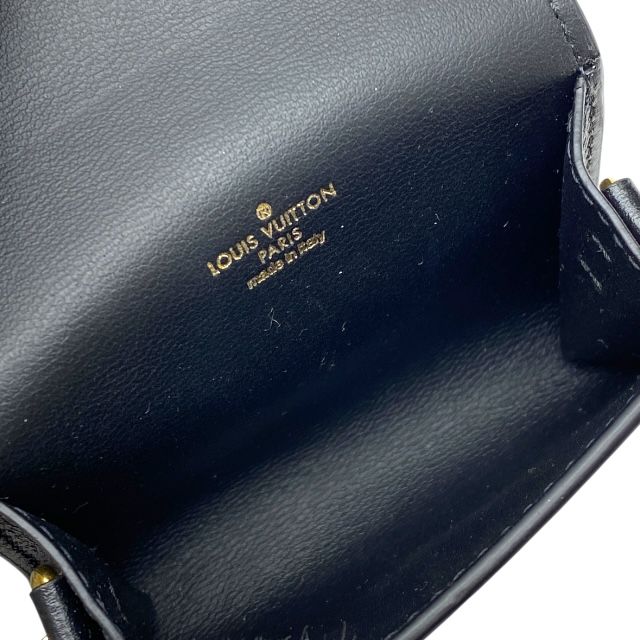 Louis Vuitton Bijoux Sac Earphone Holder Link Case Black — view 9
