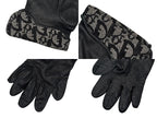 Dior Trotter Line Gloves Canvas Jeepskin D Charm Navy Black — view 7